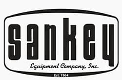 A black and white logo of anke equipment company, inc.